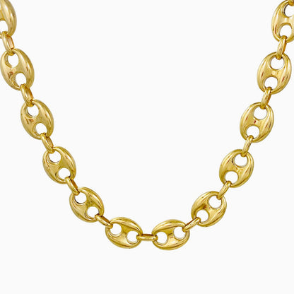 Puff Mariner Chain 14K (12mm)