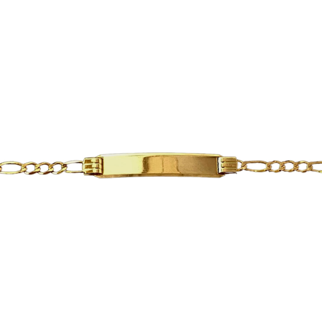 Figaro Link Baby ID Bracelet