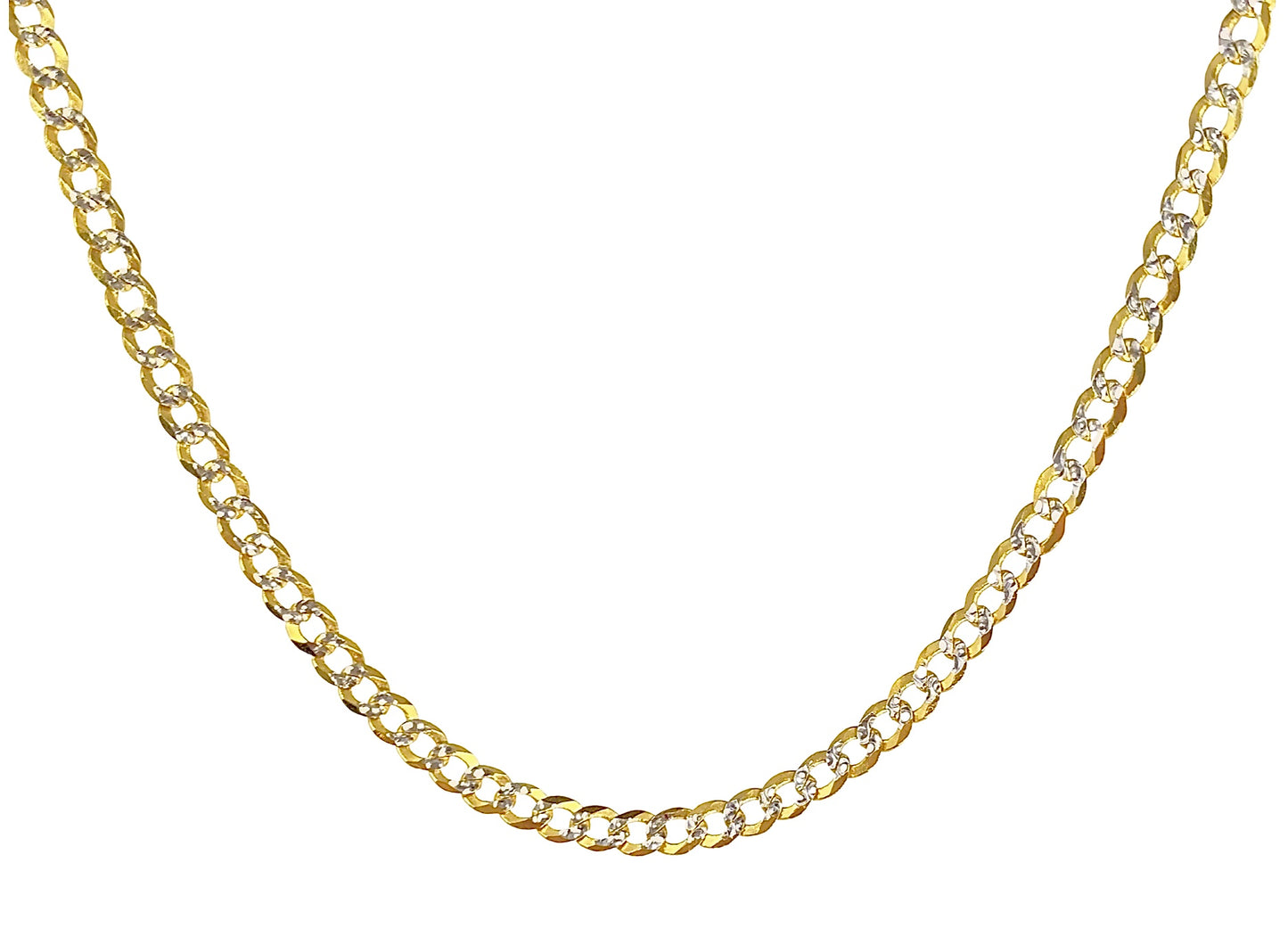 Cuban Link Diamond Cut Chain 2.5MM