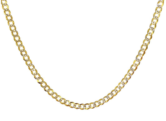 Cuban Link Diamond Cut Chain 2.5MM
