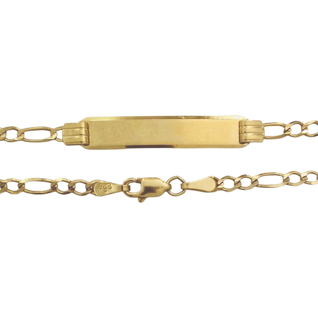Figaro Link Baby ID Bracelet