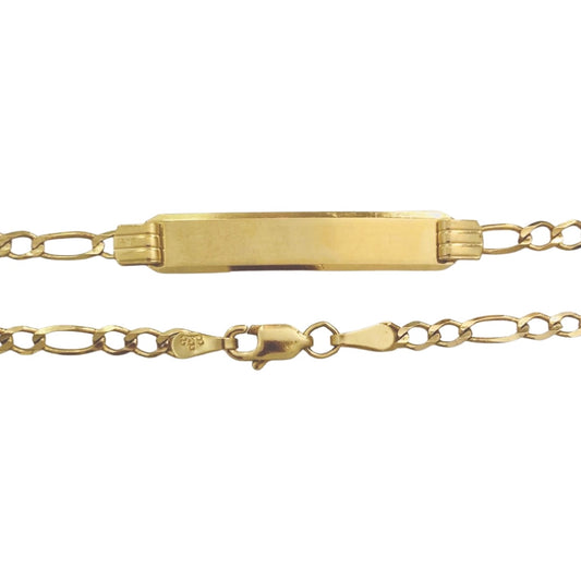 Figaro Link Baby ID Bracelet